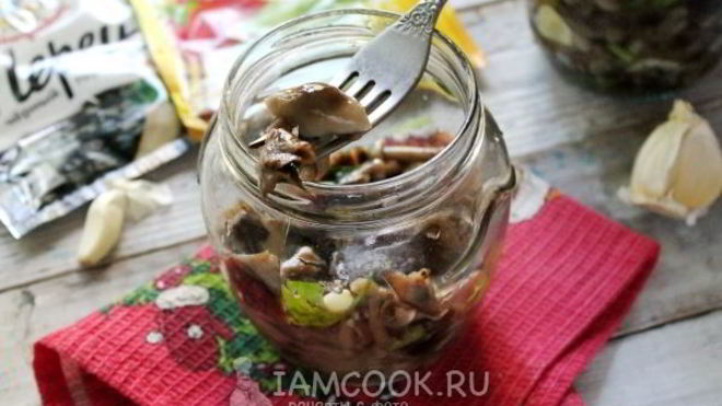 Рецепт Засолка опят на зиму горячим способом в банках