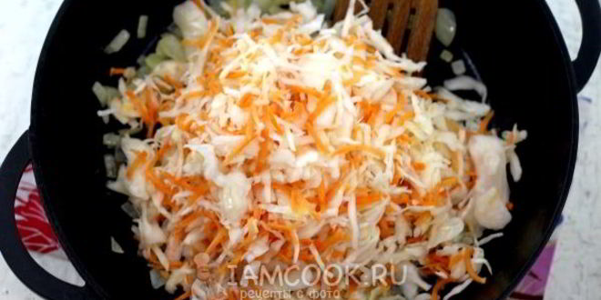 Рецепт жареная квашеная капуста
