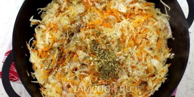 Рецепт жареная квашеная капуста