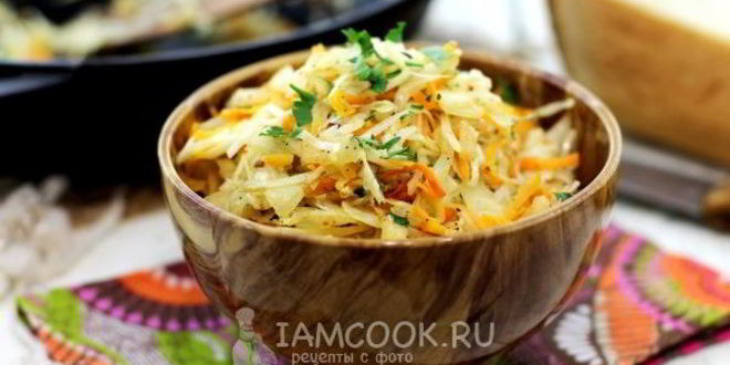 Рецепт жареная квашеная капуста