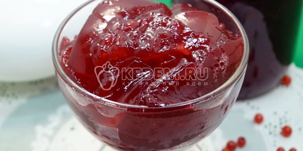 Как приготовить желе из красной смородины на зиму