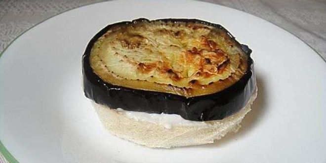 Рецепт бутерброд с баклажанами