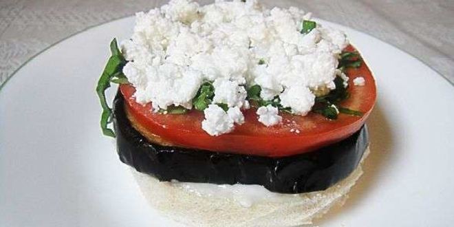 Рецепт бутерброд с баклажанами