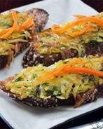 Бутерброд с картофельной начинкой