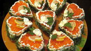 Рецепт Бутерброд с рыбной икрой