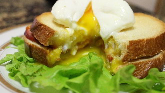 Рецепт Бутерброд с яйцом пашот
