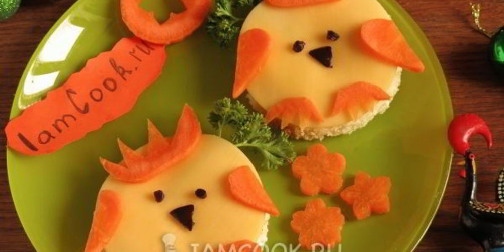 Как приготовить бутерброд сырный детский