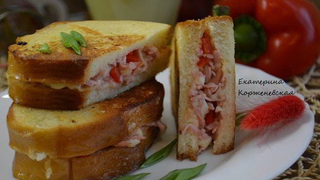 Рецепт Бутерброд в кляре