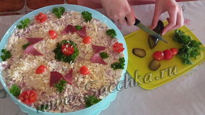 Рецепт Бутербродный торт