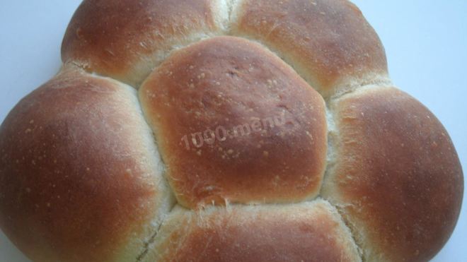 Рецепт Бутербродные булочки Ромашки