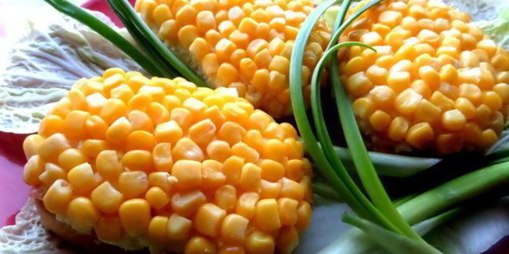 Как приготовить бутерброды букет мимоз