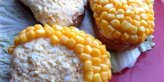 Рецепт бутерброды букет мимоз