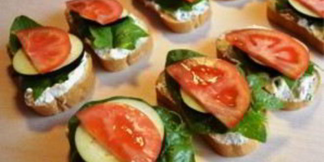 Рецепт бутерброды с баклажанами и помидором