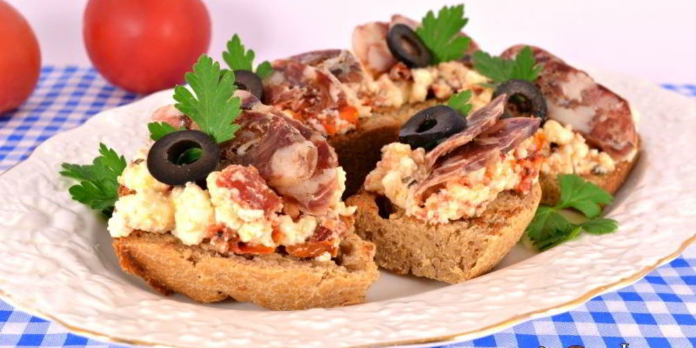 Рецепт бутерброды с кабачками и помидорами