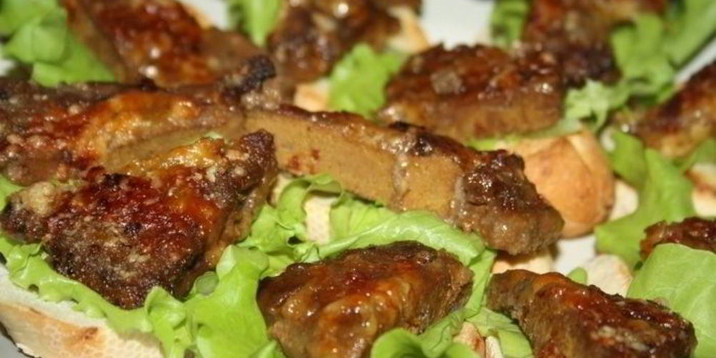 Как приготовить бутерброды с глазированной печенью