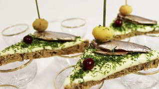 Рецепт Бутерброды с килькой