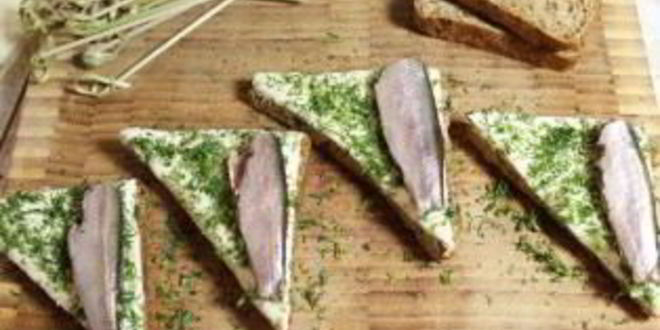 Рецепт бутерброды с килькой