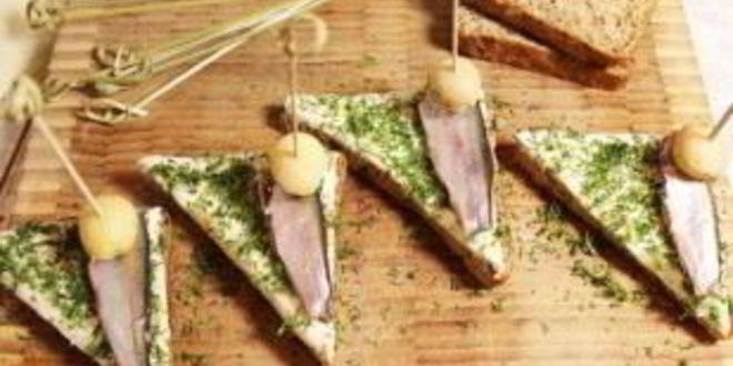 Рецепт бутерброды с килькой