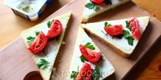 Рецепт бутерброды с крем-сыром