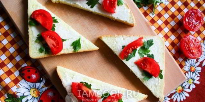 Рецепт бутерброды с крем-сыром