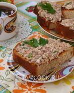 Бутерброды с сайрой и яйцом