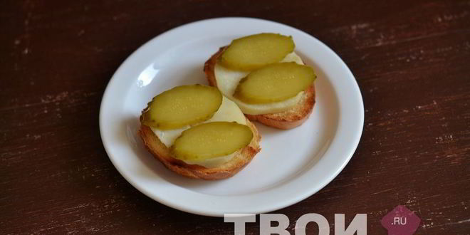 Рецепт бутербродов с селедкого