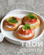 Бутерброды с семгой