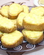 Бутерброды с сыром в духовке