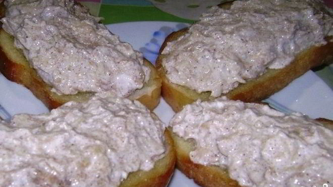 Рецепт Бутерброды с творожно-яблочной массой