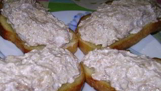 Рецепт Бутерброды с творожно-яблочной массой