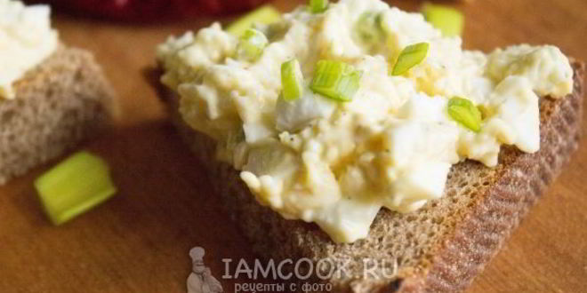 Рецепт бутербродов с яйцома