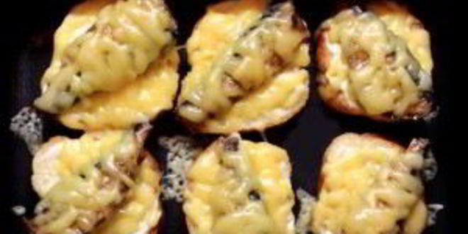 Рецепт бутерброды со шпротами в духовке