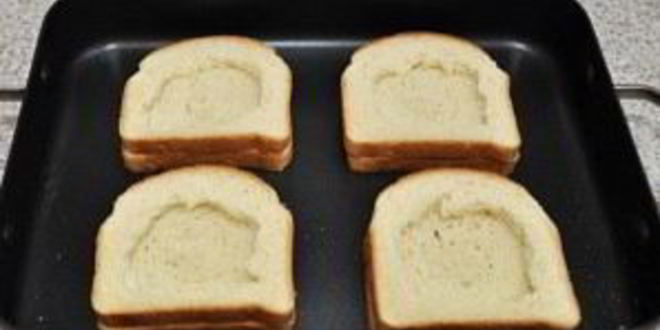 Рецепт бутерброды в духовке с яйцом