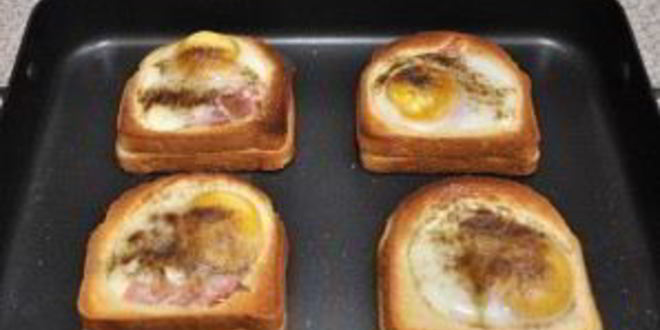 Рецепт бутерброды в духовке с яйцом