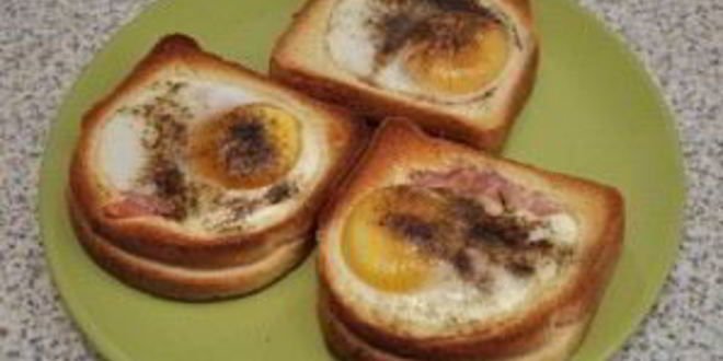 Рецепт бутерброды в духовке с яйцом