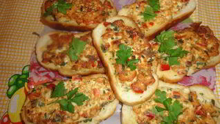 Рецепт Горячие бутерброды Отдыхай