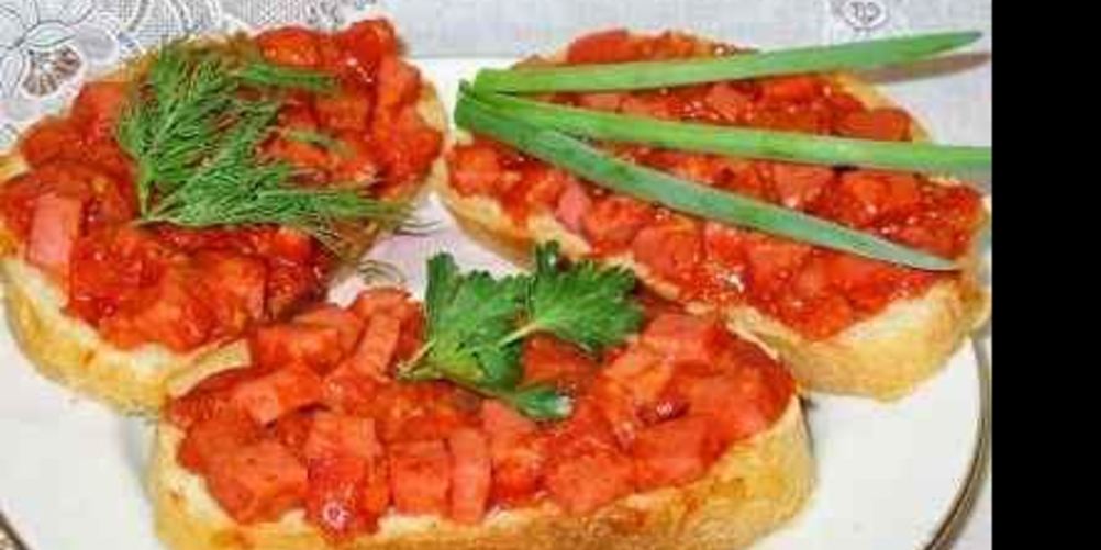 Как приготовить горячие бутерброды с помидорами