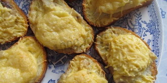 Рецепт горячие бутерброды с рыбным филе и сыром