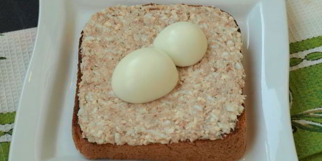 Рецепт новогодний бутерброд петушок