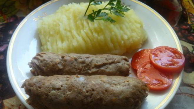 Рецепт Домашние сосиски