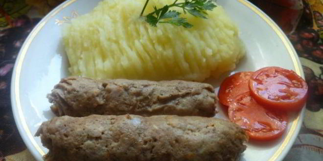 Рецепт домашние сосиски