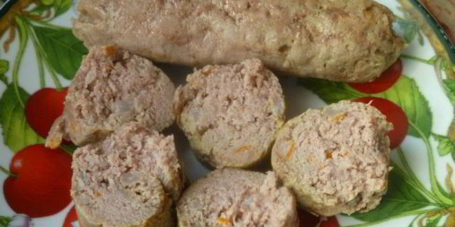 Рецепт домашние сосиски