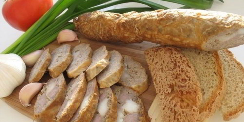 Рецепт вегетарианская гороховая колбаса