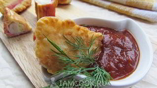 Рецепт Фаршированные крабовые палочки в кляре