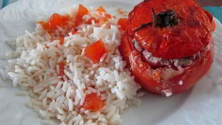 Рецепт Фаршированные помидоры фаршем в духовке