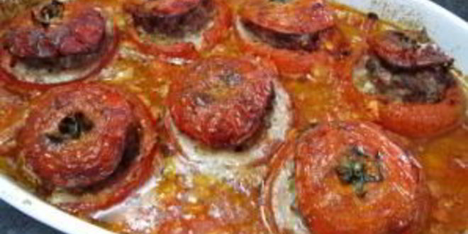 Рецепт фаршированные помидоры фаршем в духовке