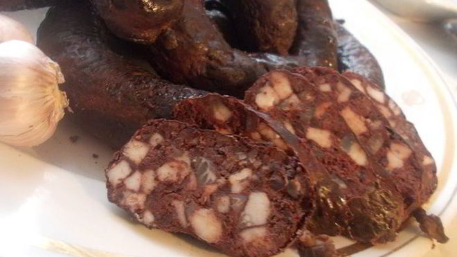 Рецепт Гречнево-кровяная колбаса