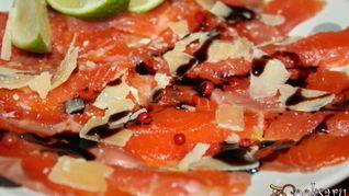 Рецепт Карпаччо из слабосоленой карельской форели