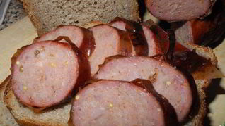 Рецепт Копченая колбаса