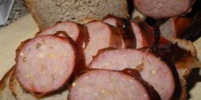 Рецепт копченая колбаса